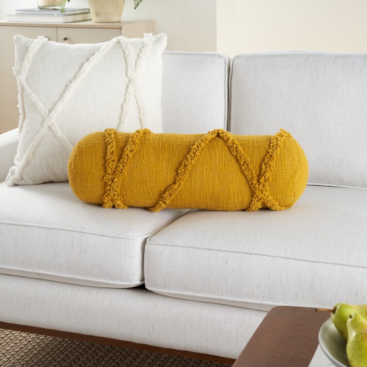 Mustard yellow pillows online for couch